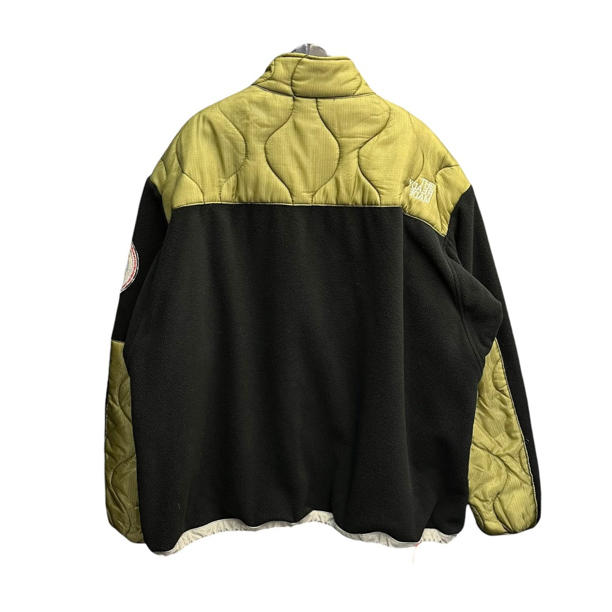 キルティングデザインフリースジャケットRE-P0-BL-00-00-110