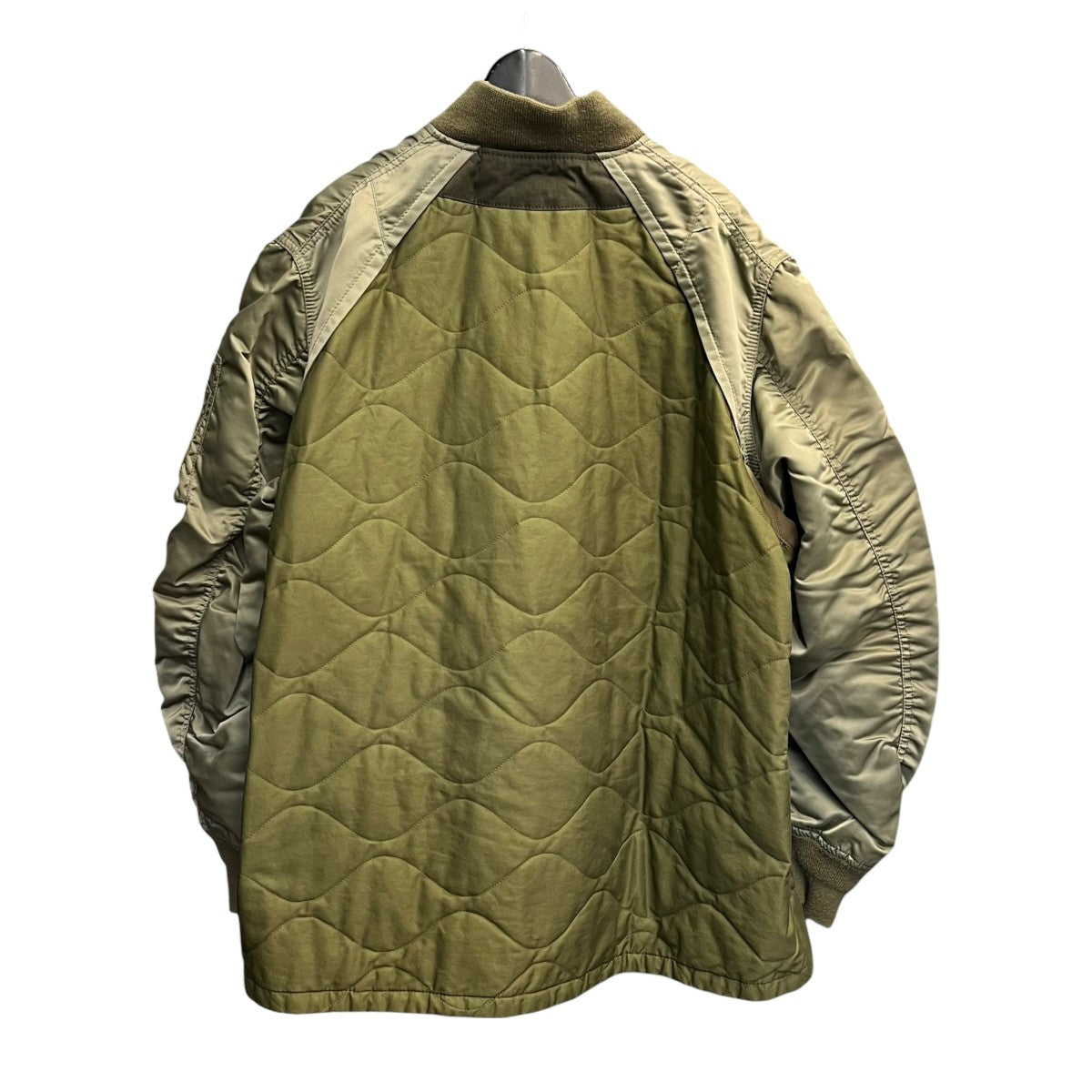 21AWNylon Twill Blousonドッキングデザインブルゾン21-02580M