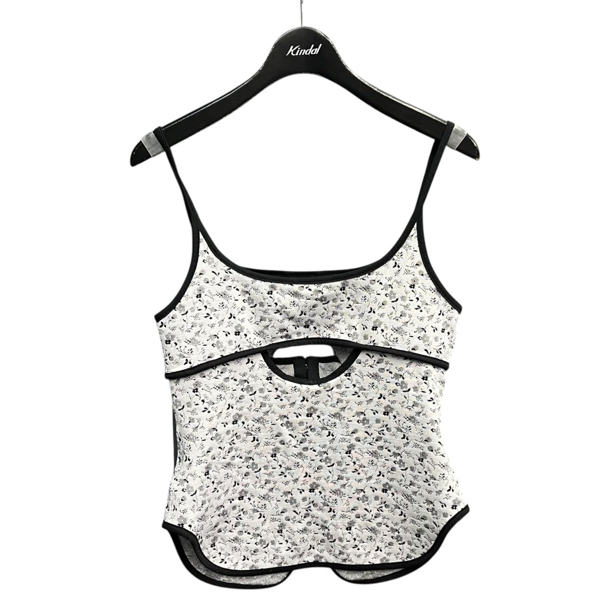 25AWFloral Jacquard Fraise Stitch Camisole TopビスチェMM25FW-JS029