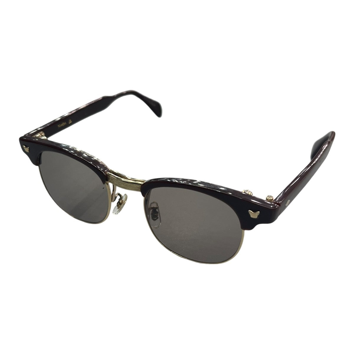 Needles　ニードルス　土　跳ね上げサングラス ニードルズ“跳ね上げ”レンズの定番サングラス「サミュエル」にべっ甲