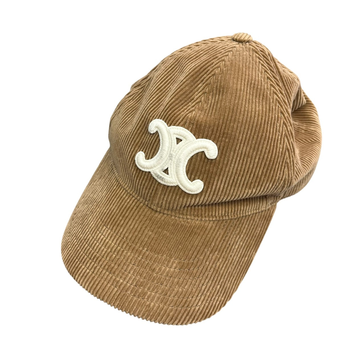 CELINE(セリーヌ) トリオンフ ベースボールキャップ コーデュロイ