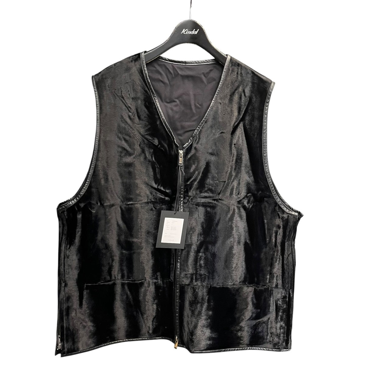 希少 YOKE VELVET FRONT ZIP VEST 24AW ヨーク 【公式通販】