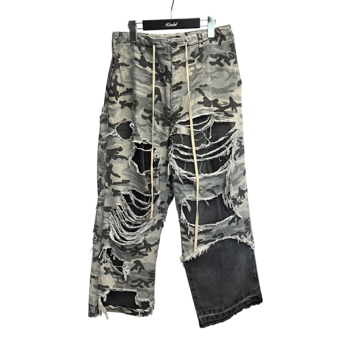 Danke schon(ダンケシェーン) LAYER CAMO BAGGYカモフラバギーパンツ