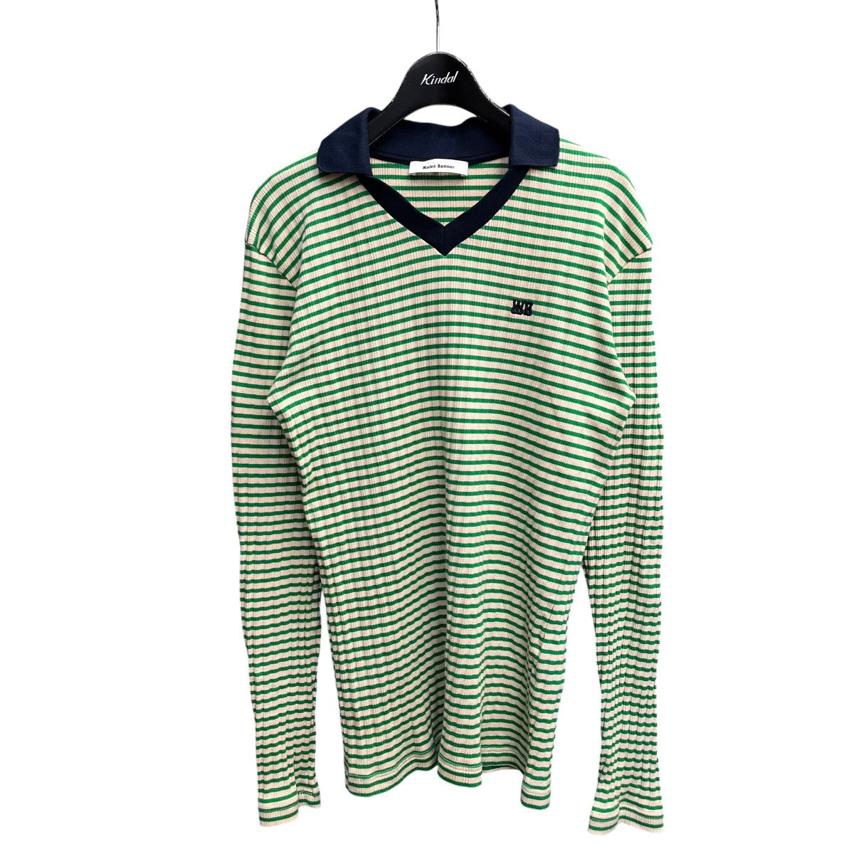 WALES BONNER(ウェールズボナー) sonic polo shirtポロシャツ グリーン