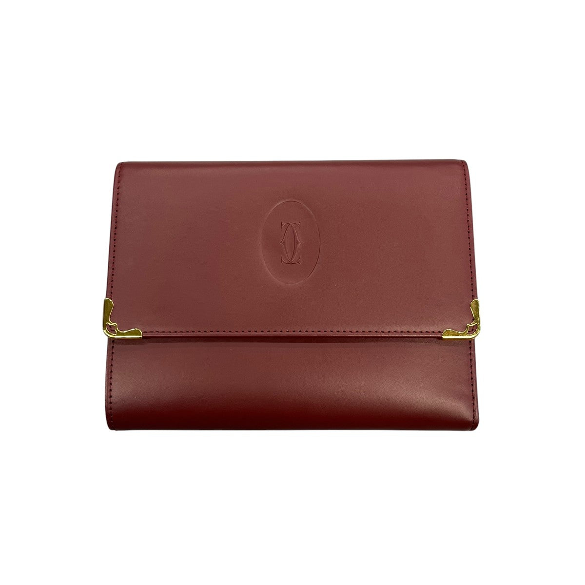 Cartier(カルティエ) マストライン3つ折り財布 エンジ｜【公式