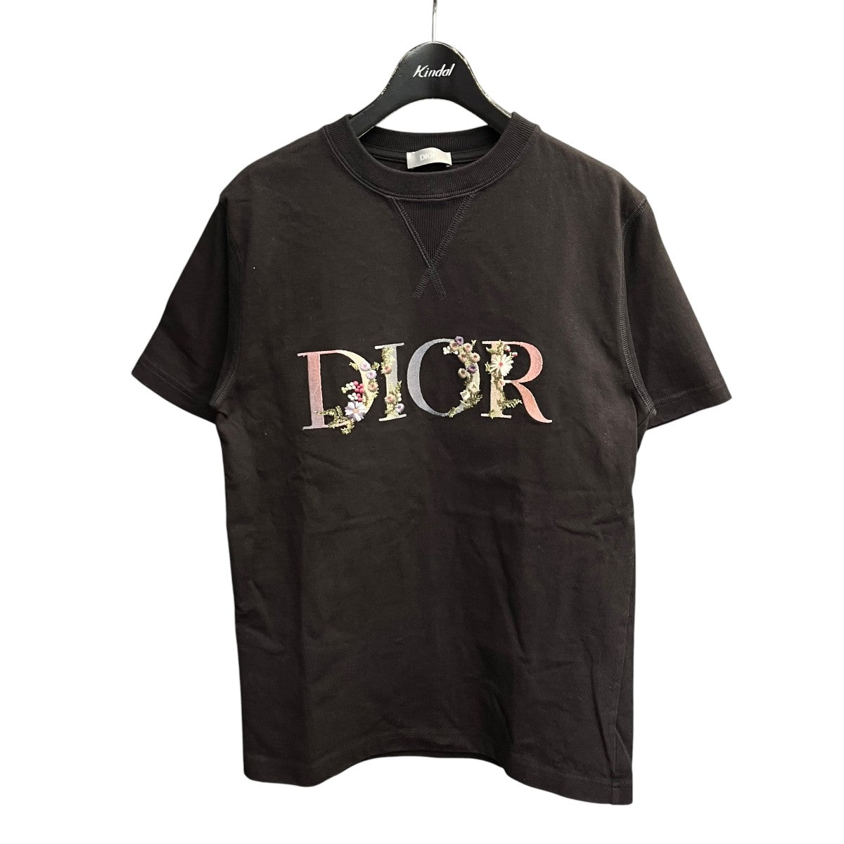 【新品未使用】Dior 半袖Tシャツ フラワー＆天使プリント ブラウン DIOR(ディオール) Oversized Dior Flowers TeeTシャツ113J686A0554