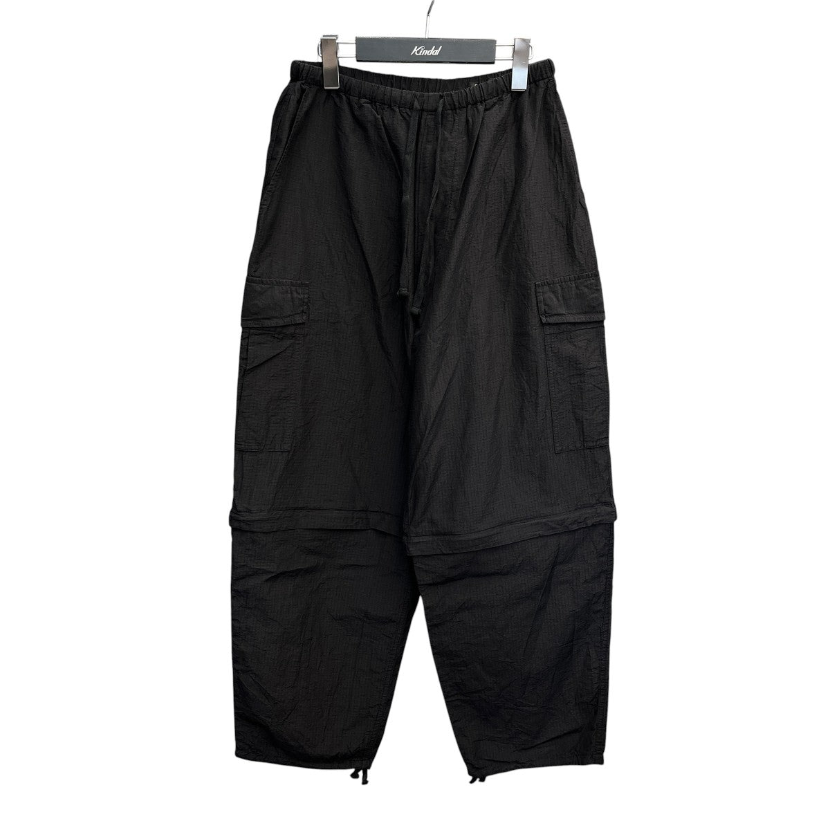【26ss】 リップストップ コンバーティブル6Pパンツ D01-03022 COMOLI(コモリ) 26SSリップストップ コンバーティブル6Pパンツカーゴ