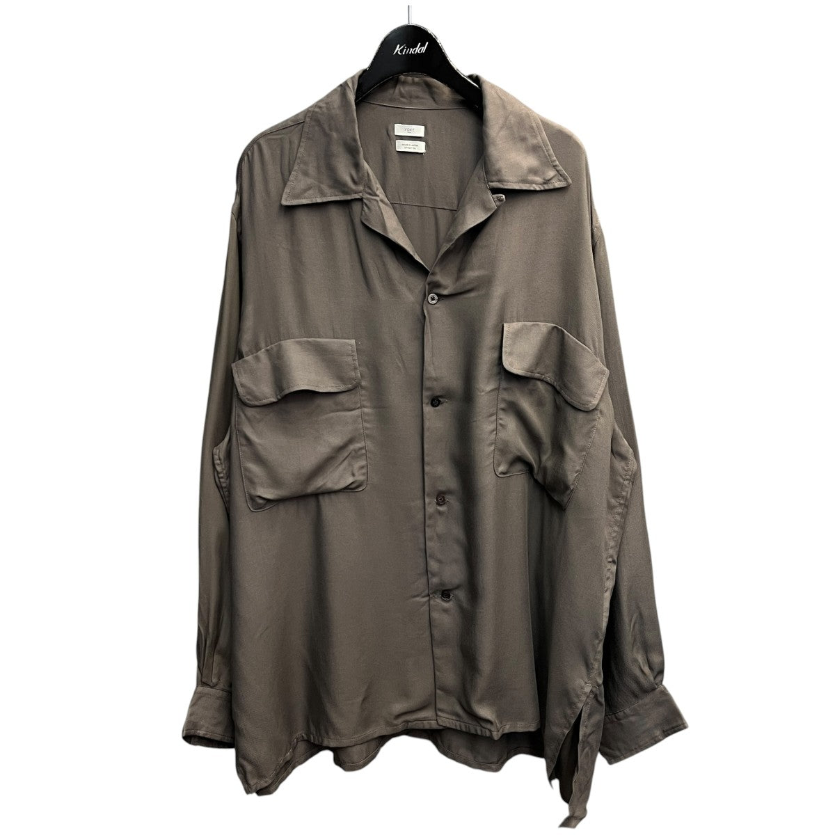 26SSModal Twill Double Pocket Open Collar ShirtオープンカラーシャツYK26SS01215SH