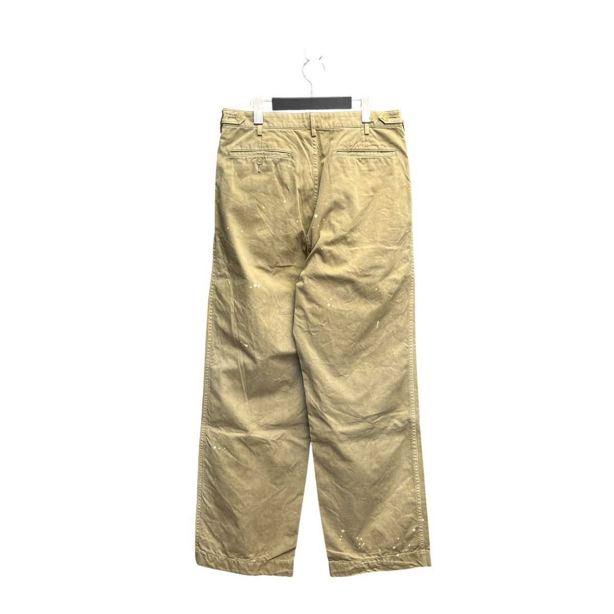 26SSGARMENT-DYED FINX LIGHT CHINO ONE-TUCK WIDE PANTSチノパンA26SP02LF