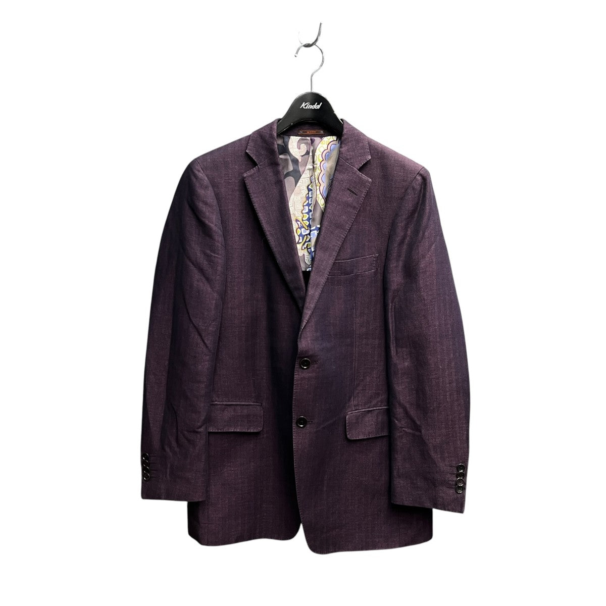 良色◎ ETRO エトロ テーラードジャケット イタリア製 リネン混 N649 ETRO(エトロ) コットンリネンテーラードジャケット101-10861-1060 101