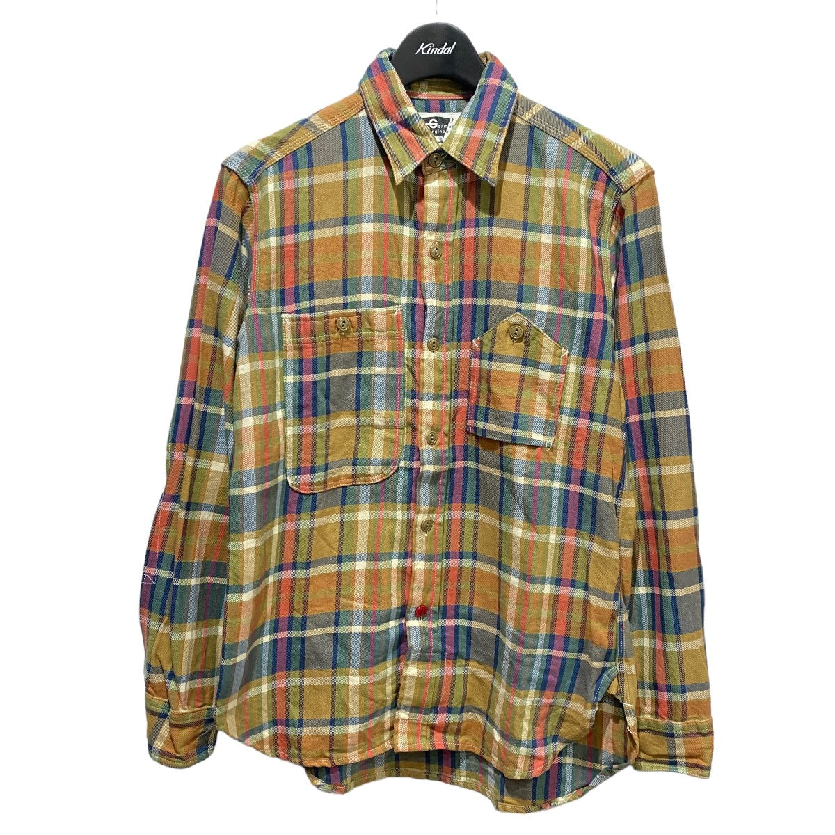 Engineered Garments(エンジニアードガーメンツ) チェックシャツ ベージュ サイズ 14｜【公式】カインドオルオンライン  ブランド古着・中古通販【kindal】