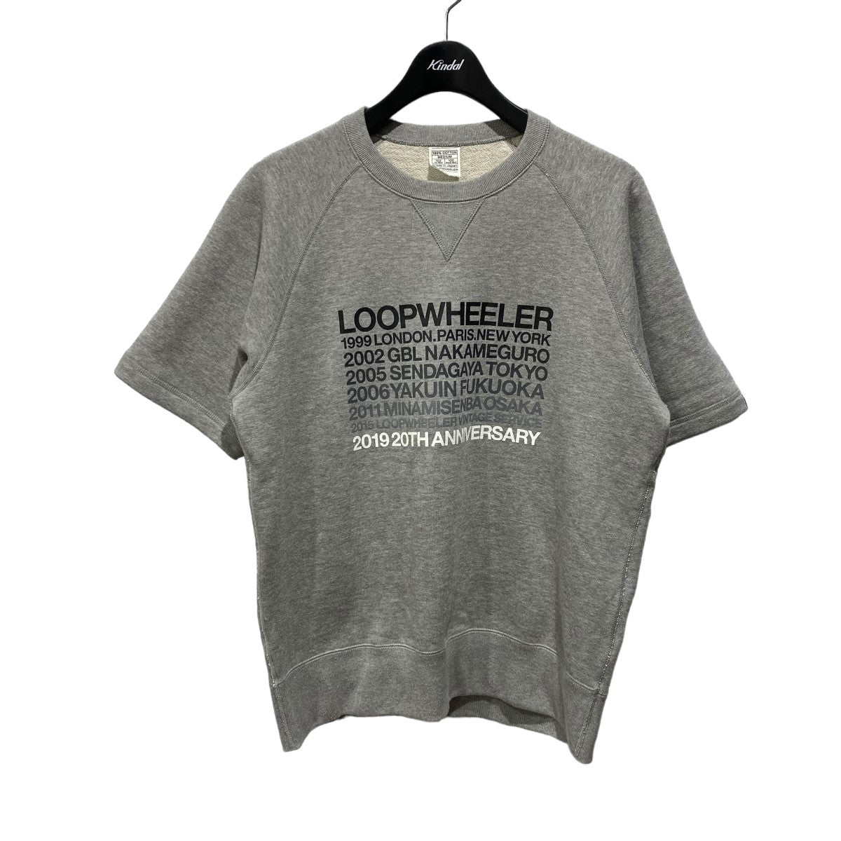 吊り編みLOOPWHEELER(ループウィラー) 非売品25周年ロゴスウェット 福引