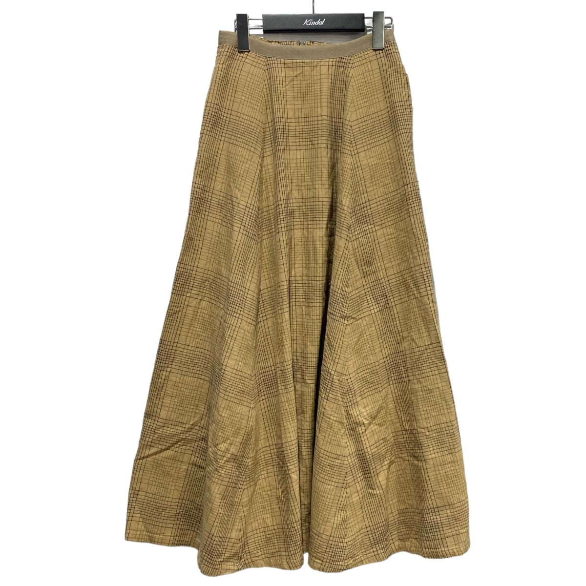 CLANE(クラネ) CLASSIC FLARE LONG SKIRT チェックスカート 18109-6051