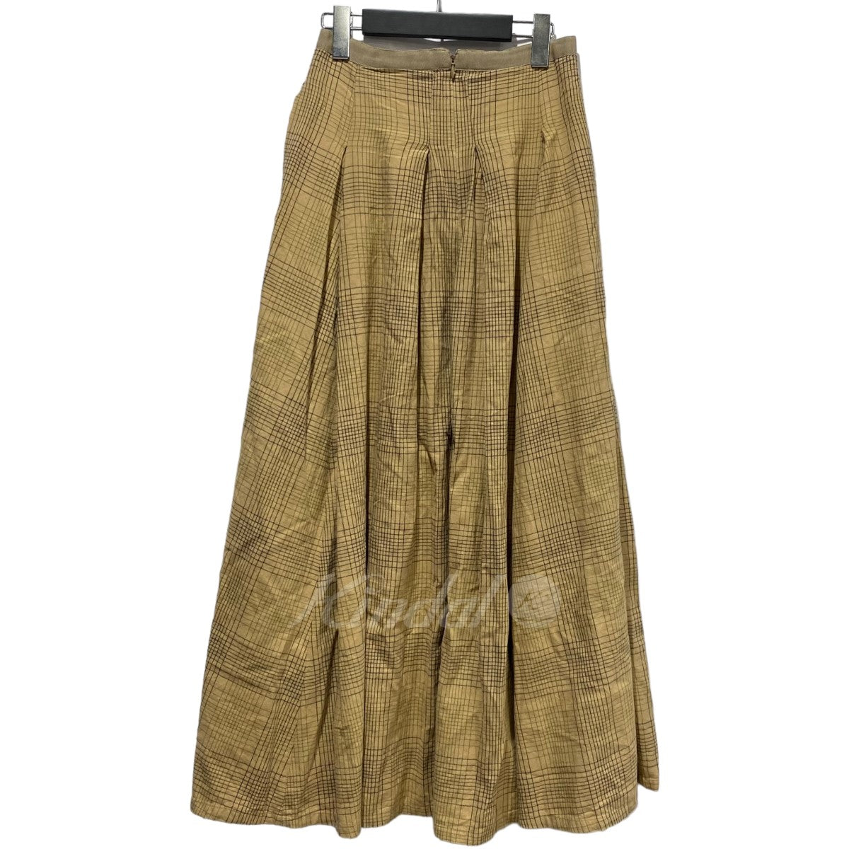CLASSIC FLARE LONG SKIRT チェックスカート