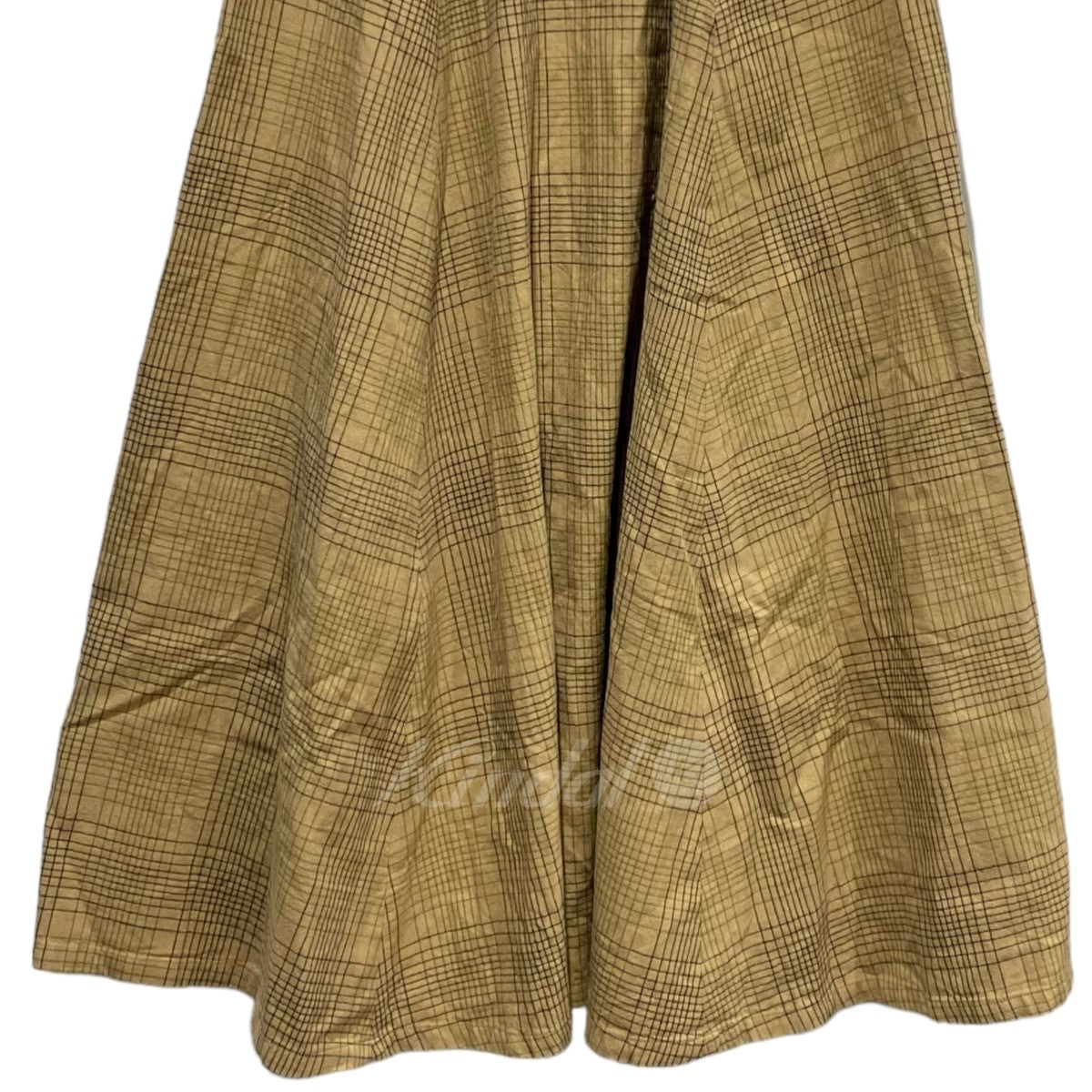 CLASSIC FLARE LONG SKIRT チェックスカート
