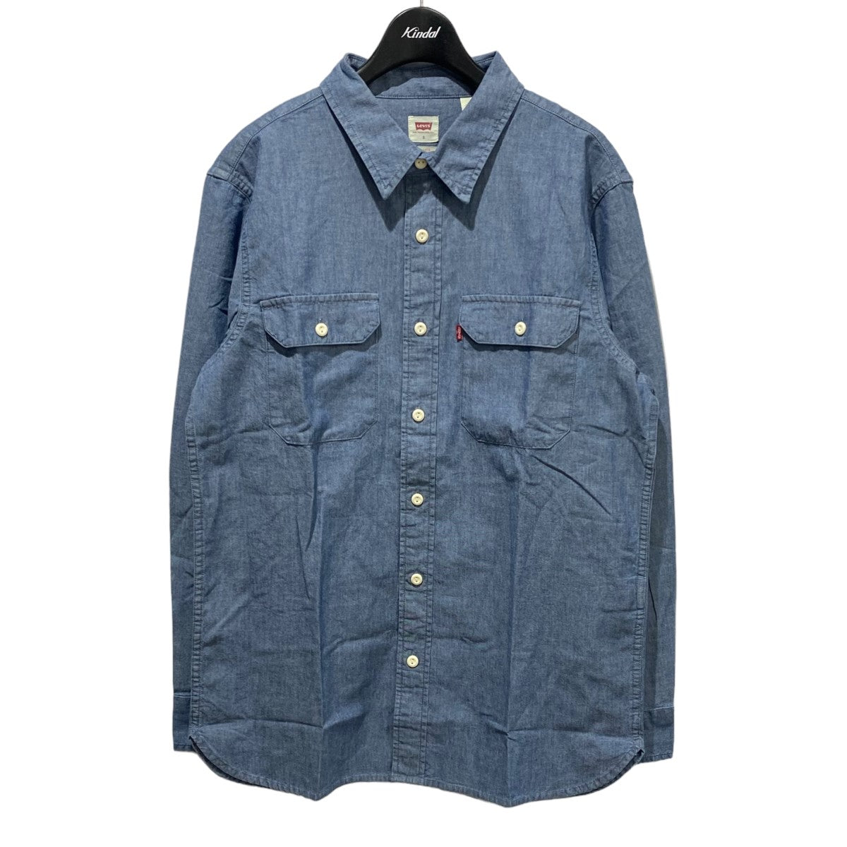 Levis(リーバイス) オーバーシルエットシャンブレーシャツ インディゴ 