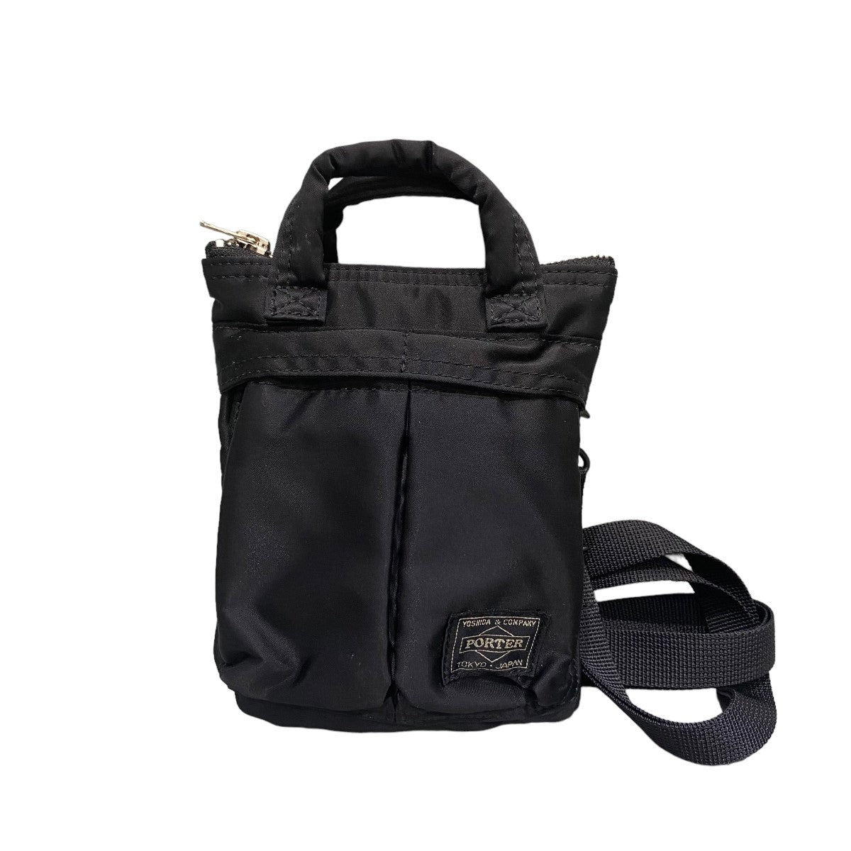 PORTER(ポーター) HOWLライン HELMET BAG MINI タンカー ヘルメットミニ ショルダーバッグ  ブラック｜【公式】カインドオルオンライン ブランド古着・中古通販【kindal】