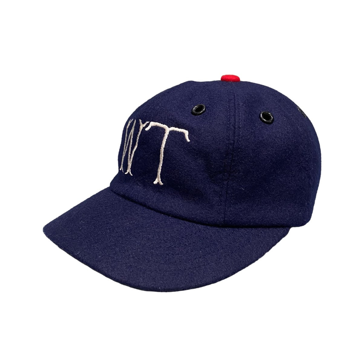 WTAPS(ダブルタップス) LEAGUE CAP ウール調素材 ロゴ刺繍ベースボール 