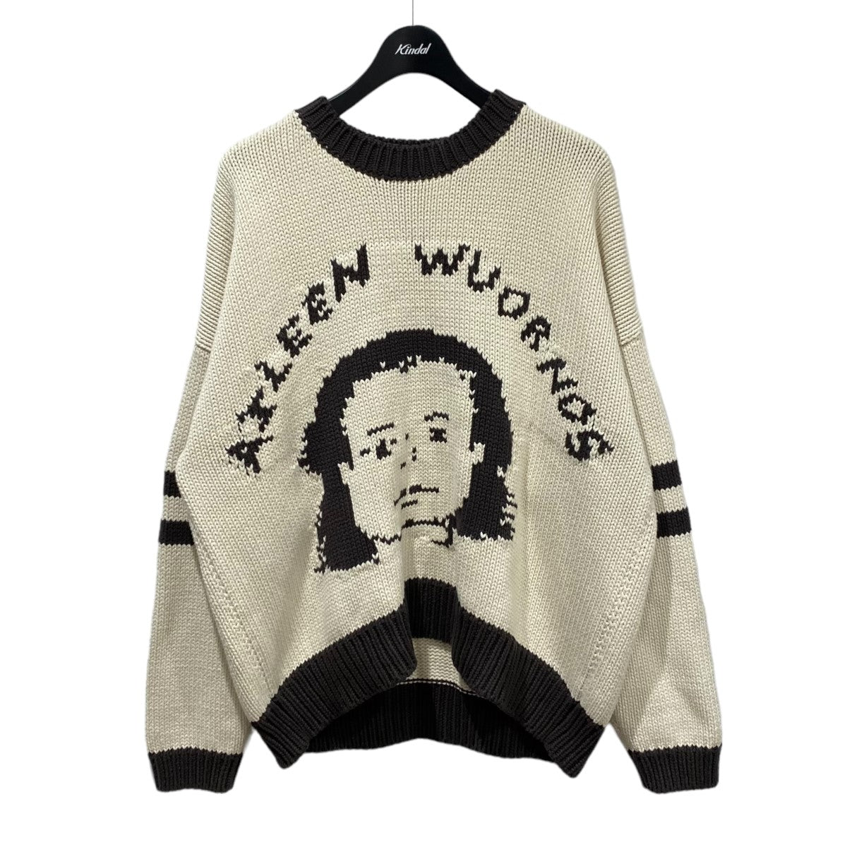 ENFANTS RICHES DEPRIMES(アンファン リッシュ デプリメ) 23SSFace Knit Sweaterフェイスニットセーター  アイボリー サイズ M｜【公式】カインドオルオンライン ブランド古着・中古通販【kindal】