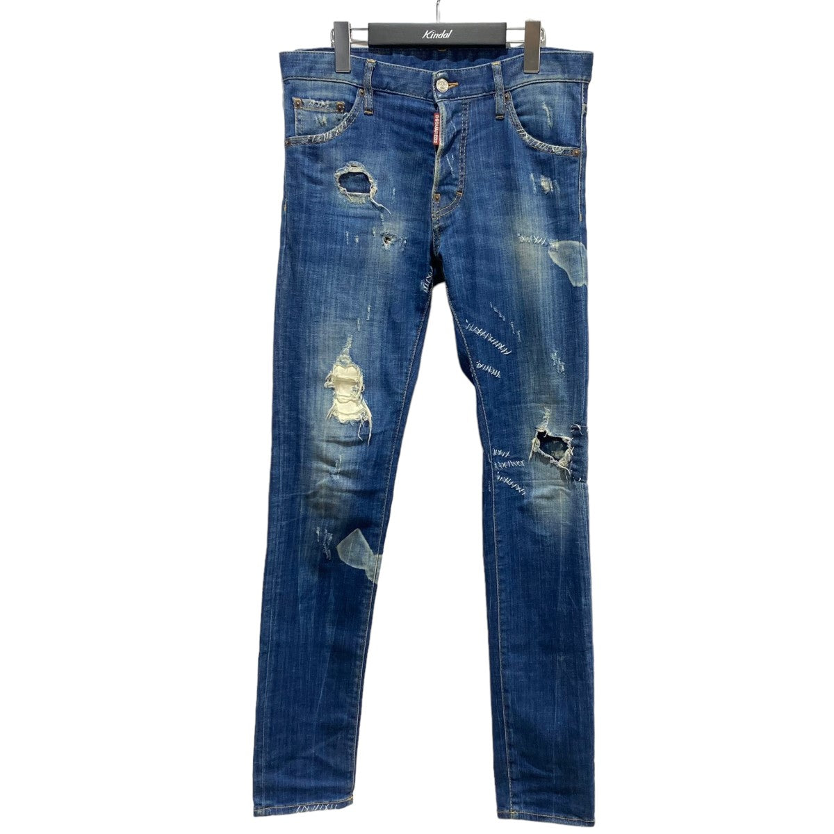 DSQUARED2(ディースクエアード) Cool GUY JEANダメージジーンズS71LB0168 S71LB0168 ネイビー サイズ  44｜【公式】カインドオルオンライン ブランド古着・中古通販【kindal】