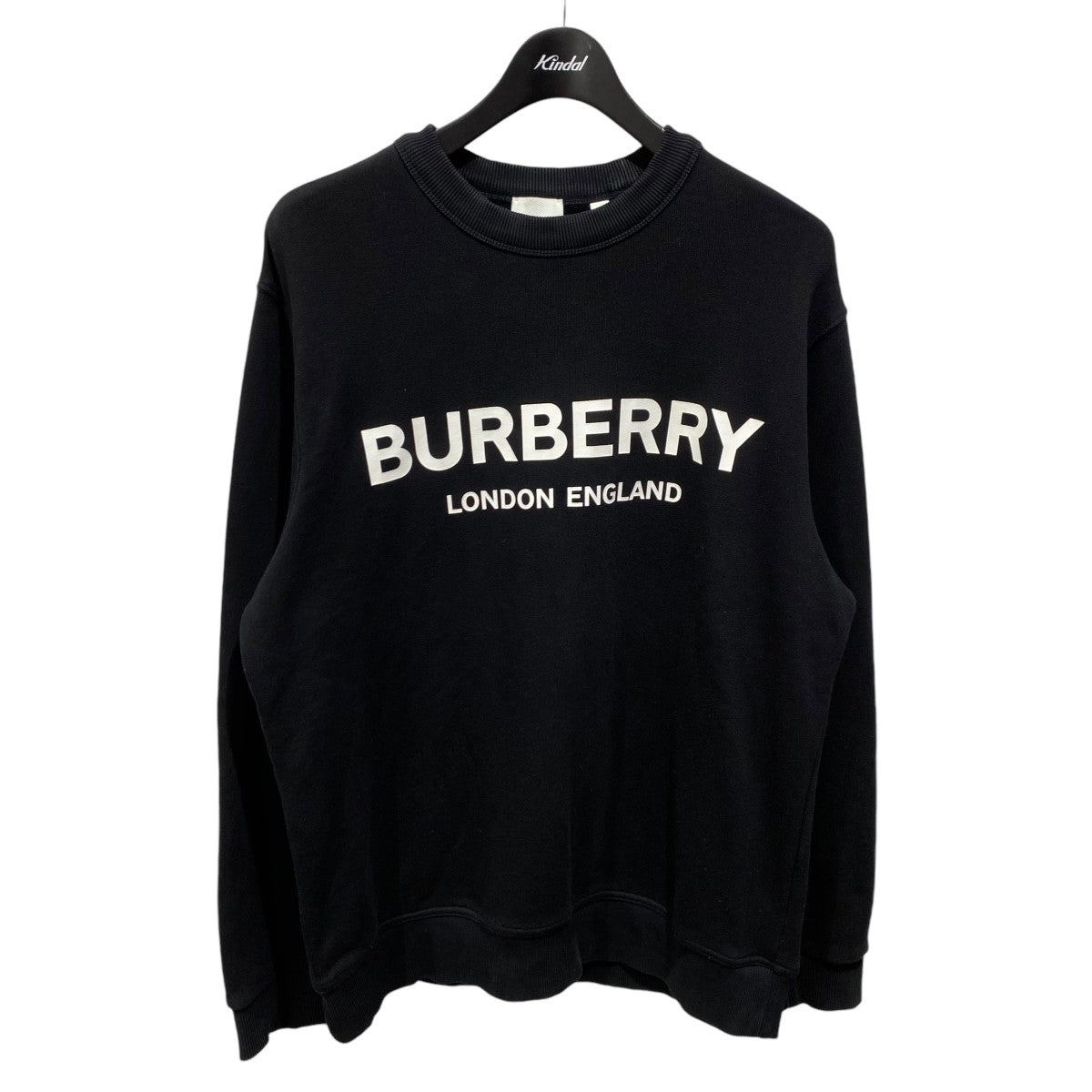 BURBERRY(バーバリー) ティッシ期 ロゴプリントスウェット ブラック サイズ M｜【公式】カインドオルオンライン  ブランド古着・中古通販【kindal】