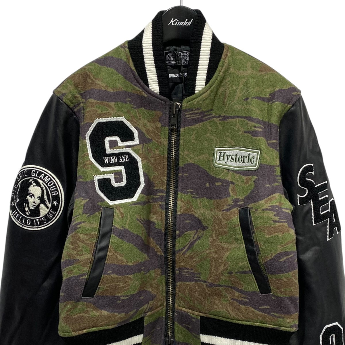 CAMO 23AW マルチ ヴァーシティジャケット スタジャン