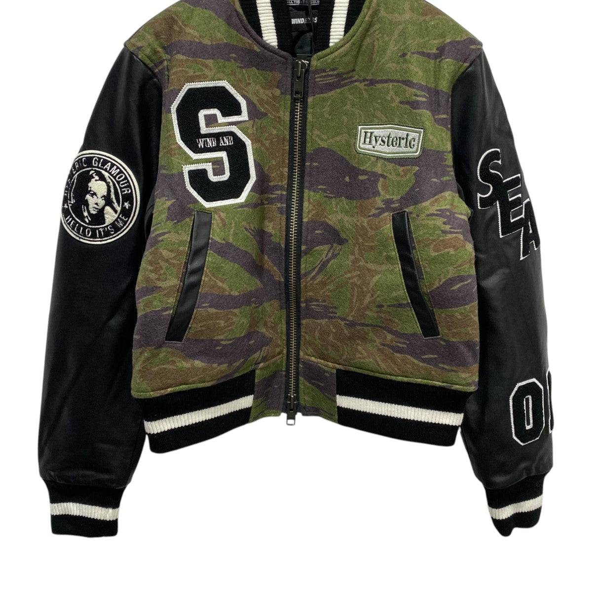 CAMO 23AW マルチ ヴァーシティジャケット スタジャン