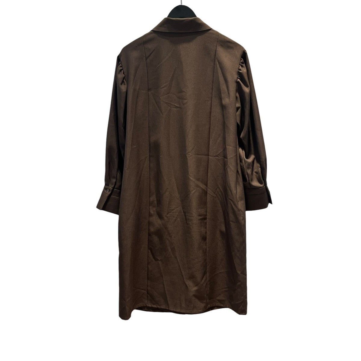 Shoulder gather shirt gown無地ガウンカーディガン460EAL33-0340