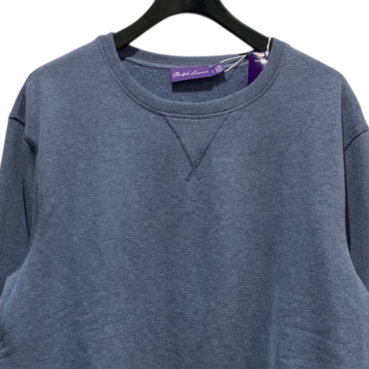 RALPH LAUREN PURPLE LABEL 裏起毛クールネックスウェット 古着・中古-3枚目のアイテム画像