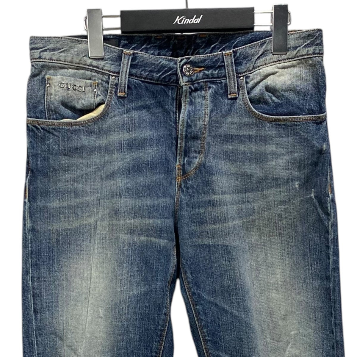 GUCCI ダメージ加工デニムパンツ222126 XZ463 古着・中古-3枚目のアイテム画像