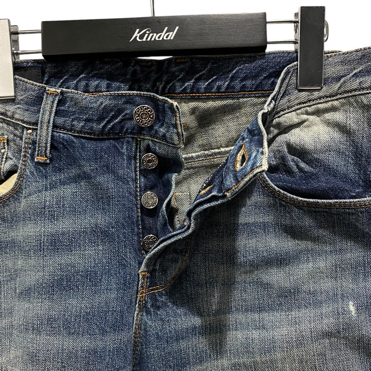 GUCCI ダメージ加工デニムパンツ222126 XZ463 古着・中古-5枚目のアイテム画像