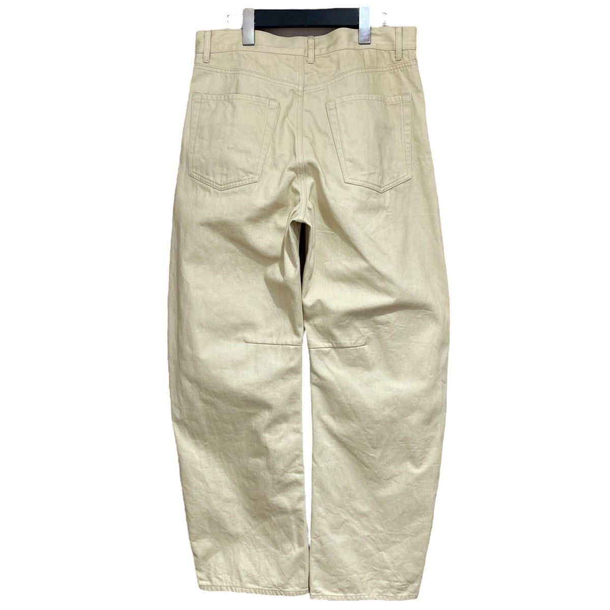 コットン バレル ベージュ パンツ8614-199-0695