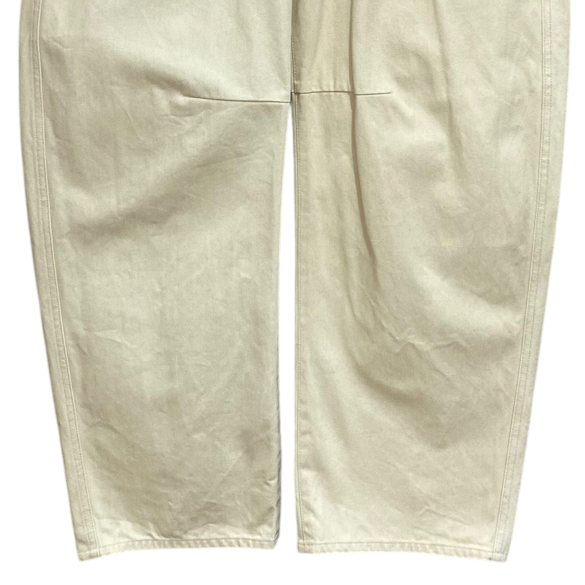 コットン バレル ベージュ パンツ8614-199-0695