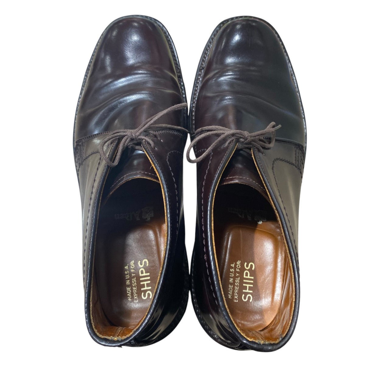 ALDEN SHIPS別注 チャッカーブーツ1308Y 古着・中古-4枚目のアイテム画像