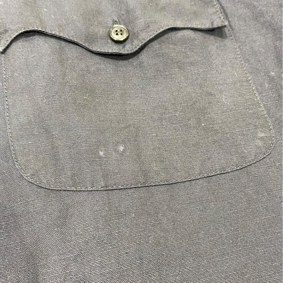 BRASSAI リネンコットン ダブルポケット シャツ