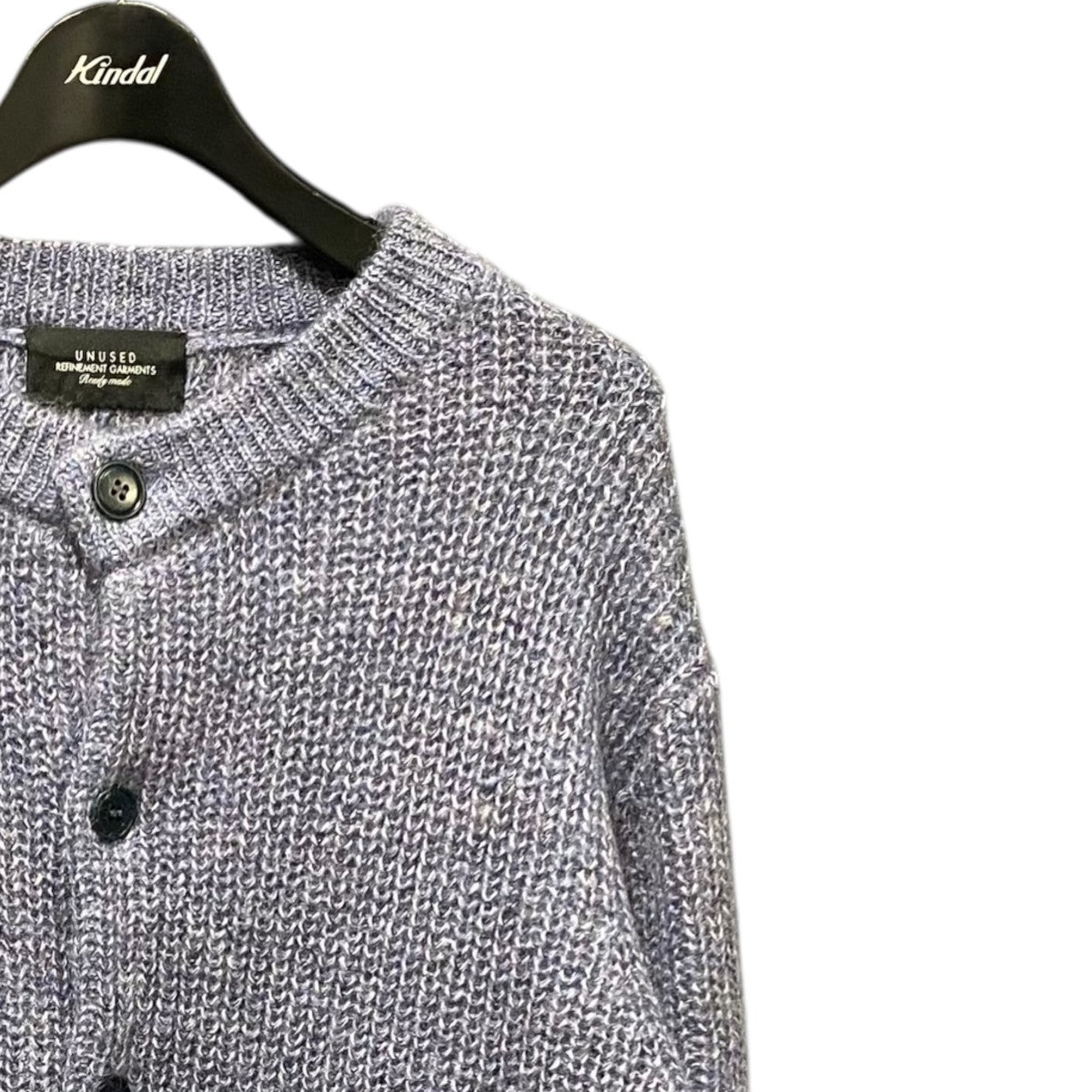 mohair crew neck cardiganUS2077