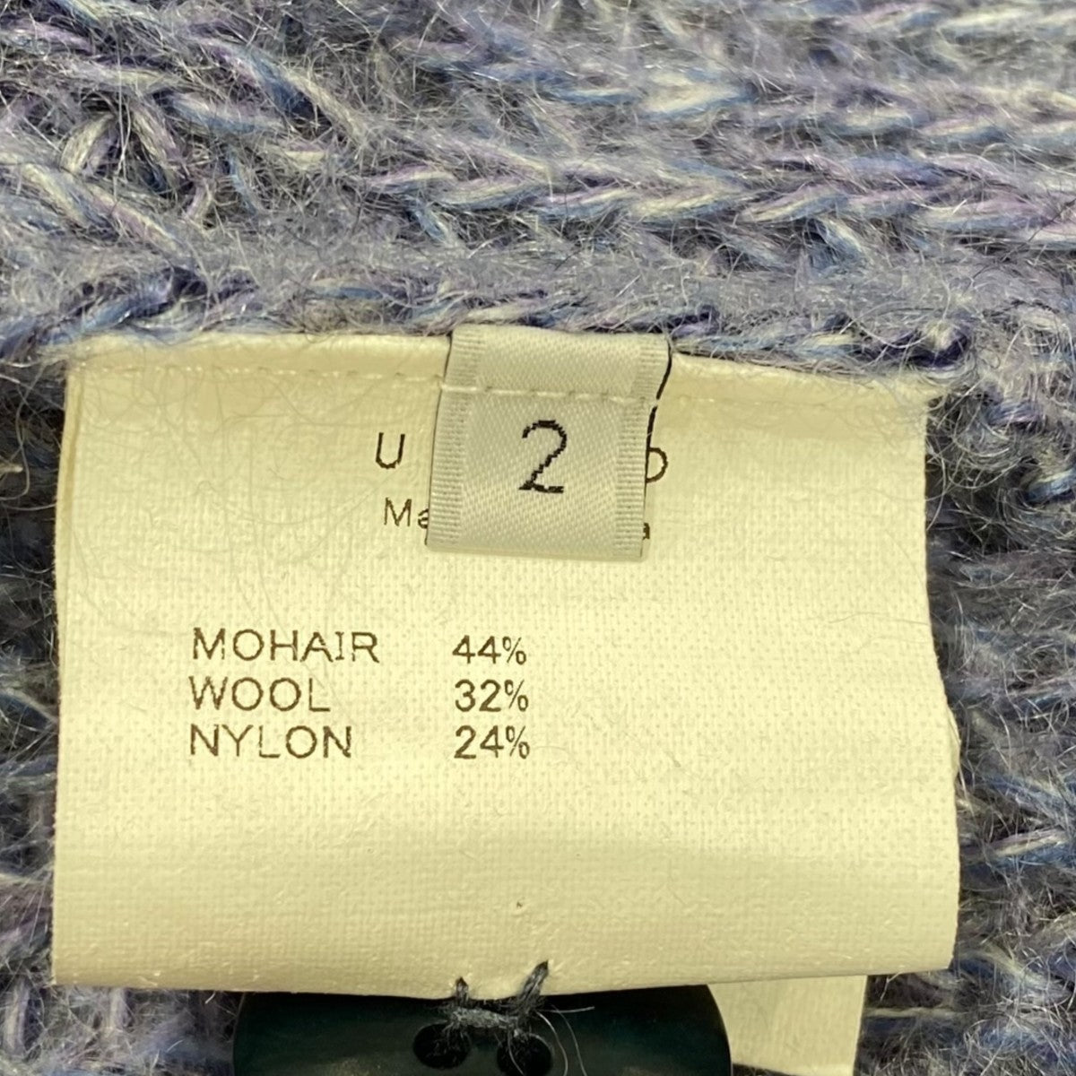 mohair crew neck cardiganUS2077