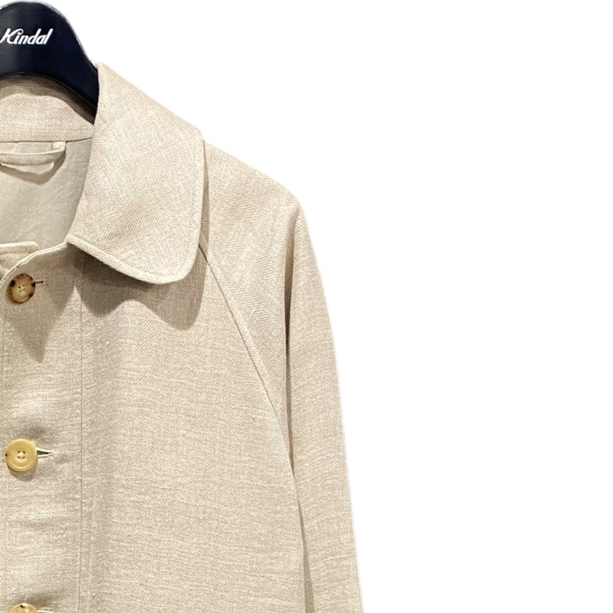 リネン混ステンカラーコートSEHK-SS15-19