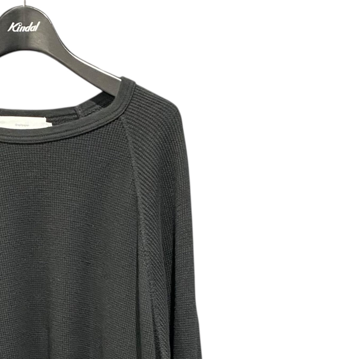 WAFFLE L/S CREW NECK TEEGU231-70317B