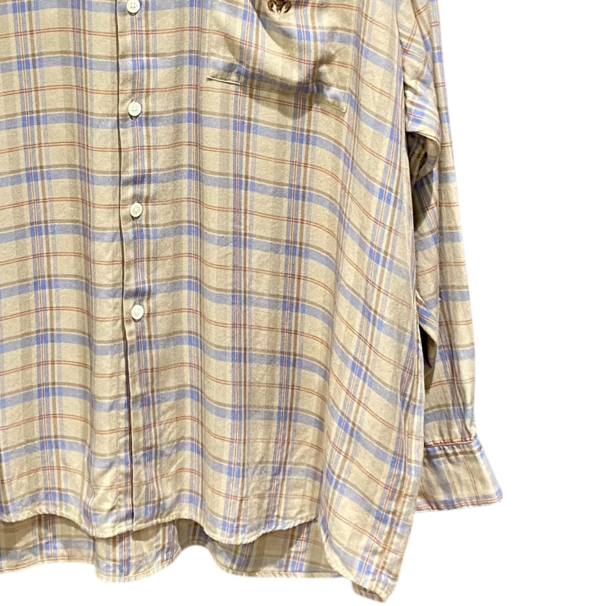 SCORPION BAGGY REGULAR COLLAR SHIRTチェックシャツSOPH-212044