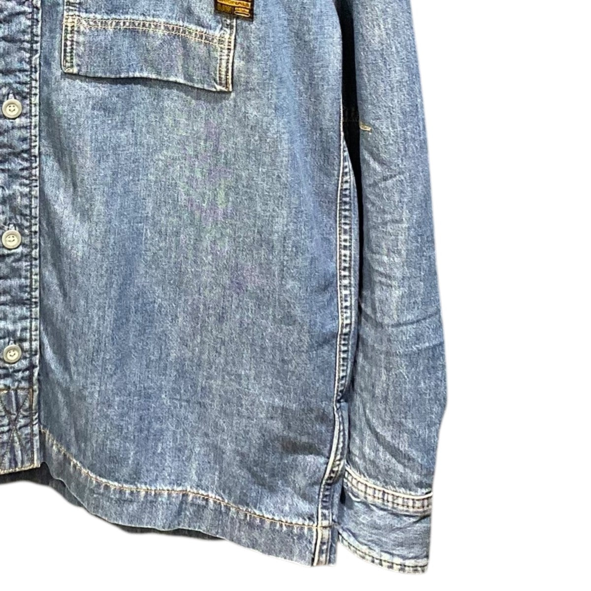 1-Pocket Regular Denim ShirtD24764-D539-G337