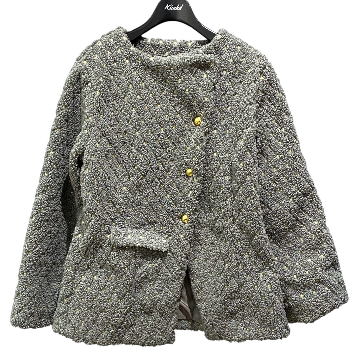 Bibiy．(ビビィ) ODETTE BOA TAILORED JACKETB31-CO013GYF B31