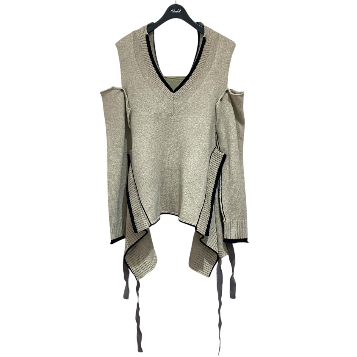 ニットカーディガン22A81003 analyzed vest+arm