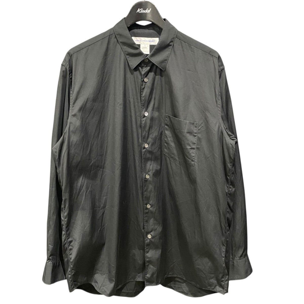 コムデギャルソンシャツ サイズ:M FZ-B011 プレーン長袖シャツ 中古 BS55 COMME des GARCONS SHIRT(コムデギャルソンシャツ) コットン長袖シャツ