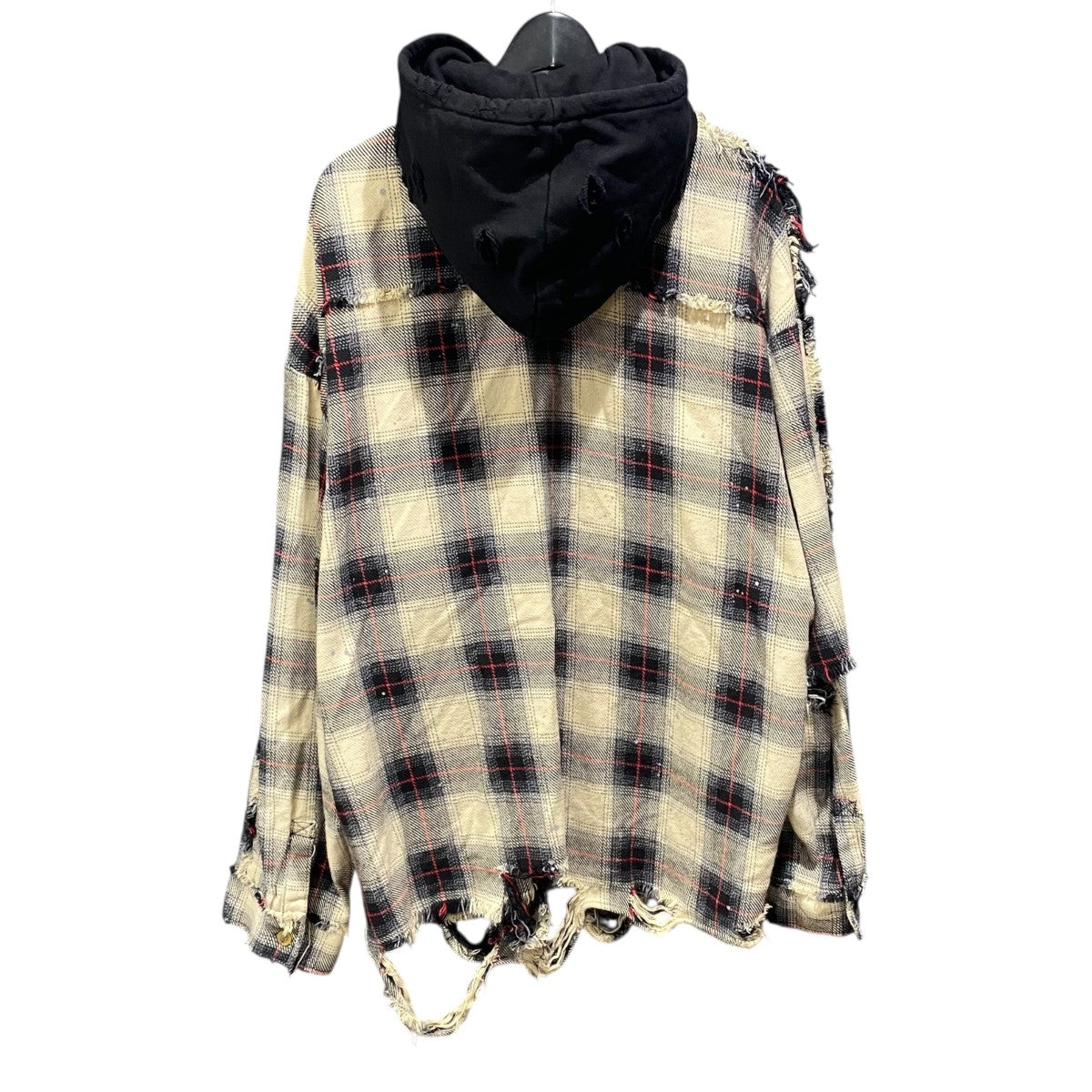 フード付きダメージシャツジャケット24S-SHL035-RF