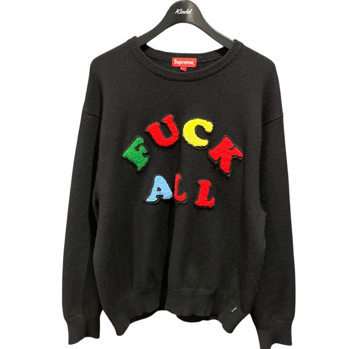Supreme(シュプリーム) Jamie Reid Fuck All Sweater ブラック サイズ