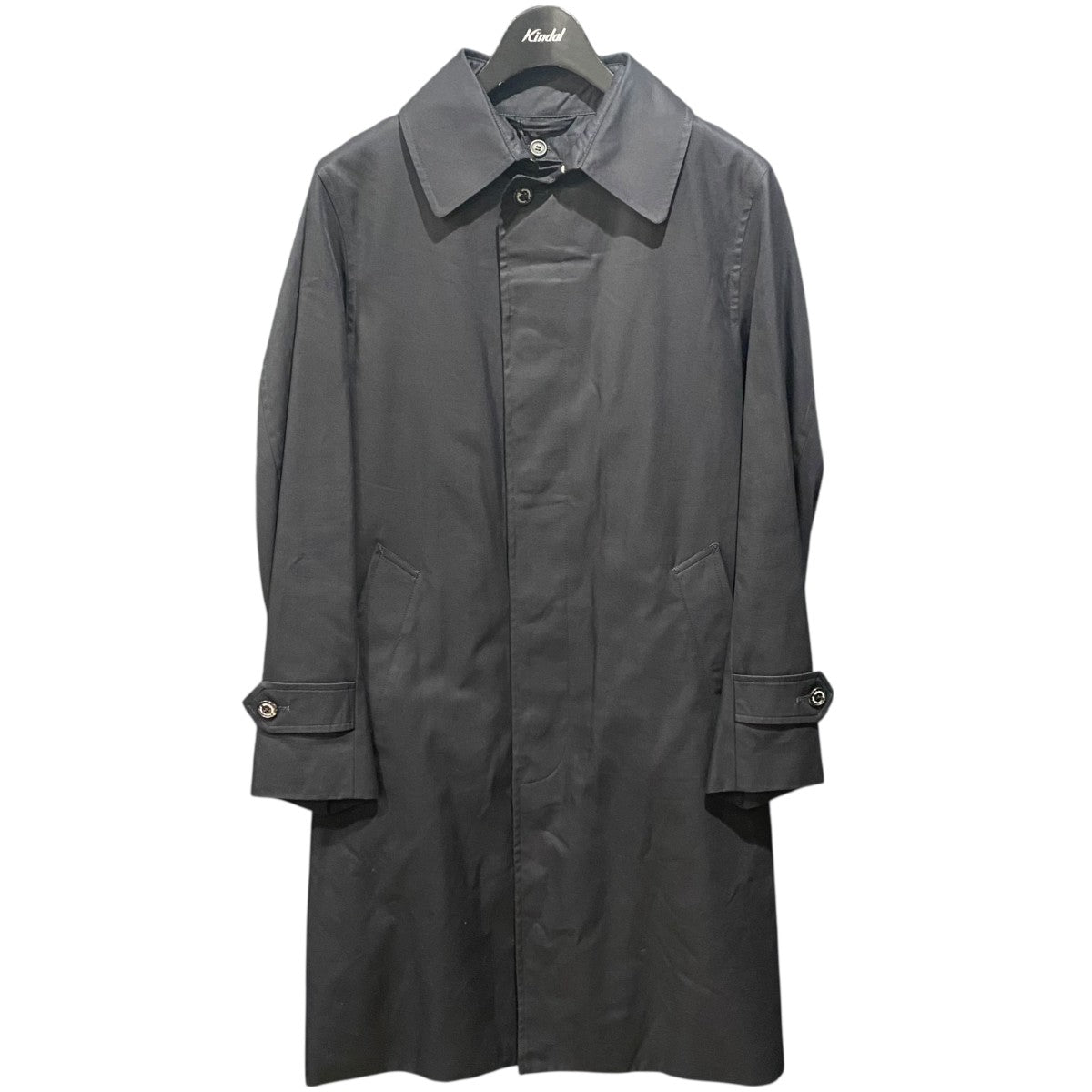 未使用 1piu1uguale3 × GRENFELL コステンカラーコート　3 GRENFELL×1piu1uguale3 ステンカラーコートMRC050 MRC050 ブラック