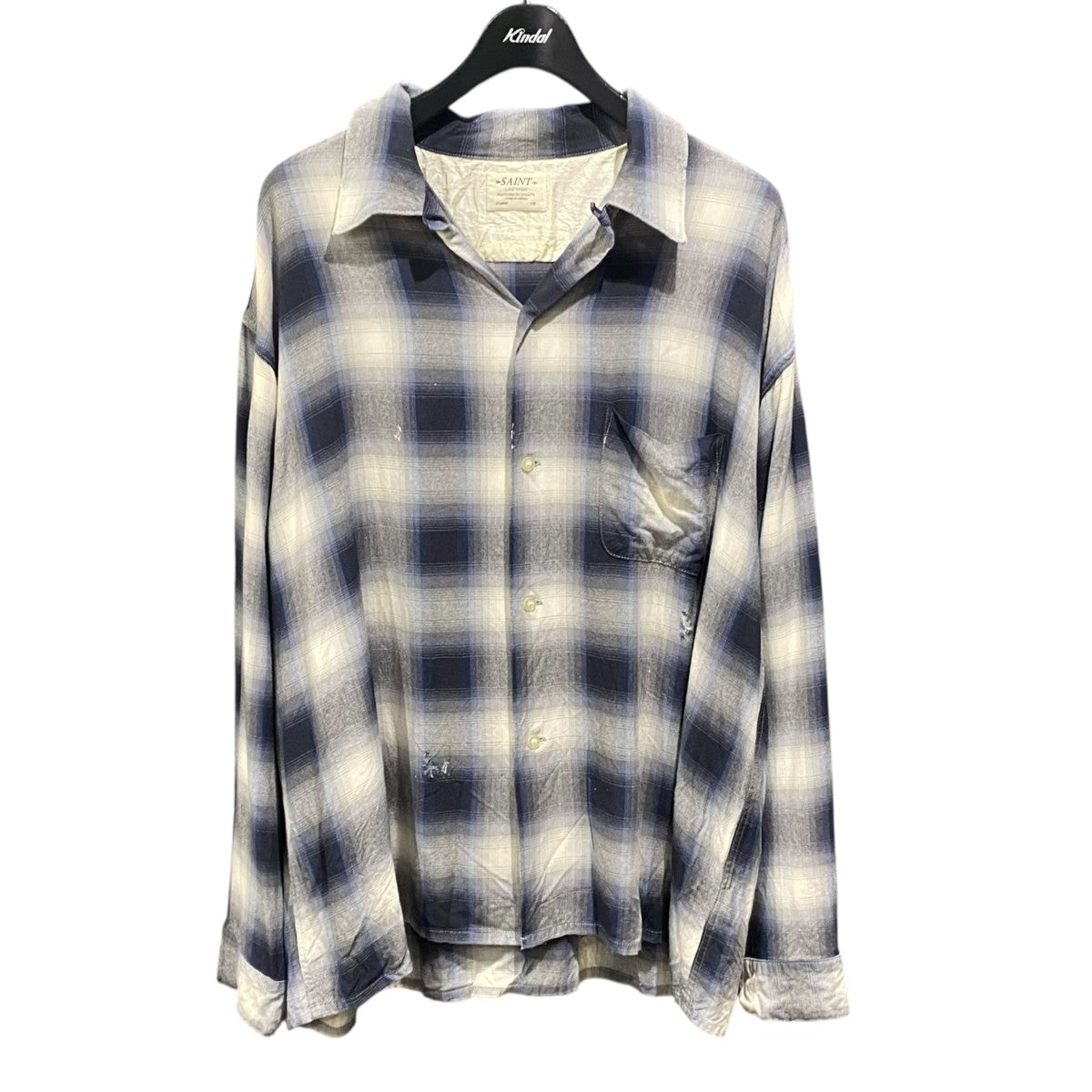 SAINT MICHAEL×LASTMAN LM CHECK SHIRTSM-HR8-0000-C29 SM-HR8-0000