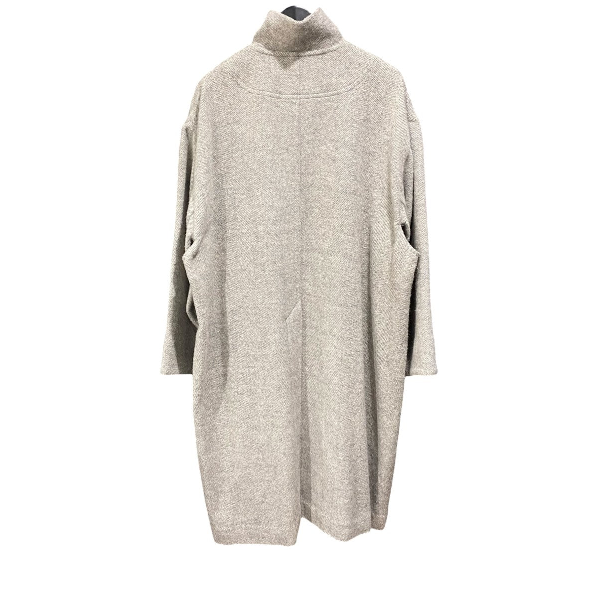 RECYCLE HERRINGBONE BLANKET Long CoatVOCO-I81