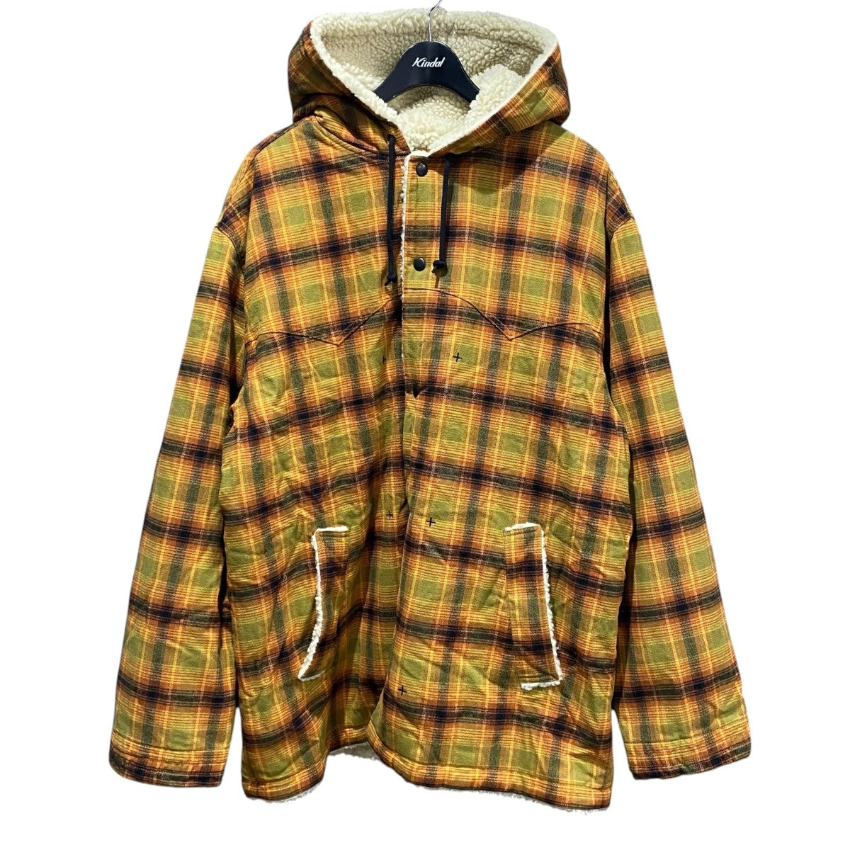 25AW Faux Shearling Hooded Coat